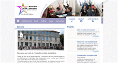 Desktop Screenshot of nemours-sainte-marie.org